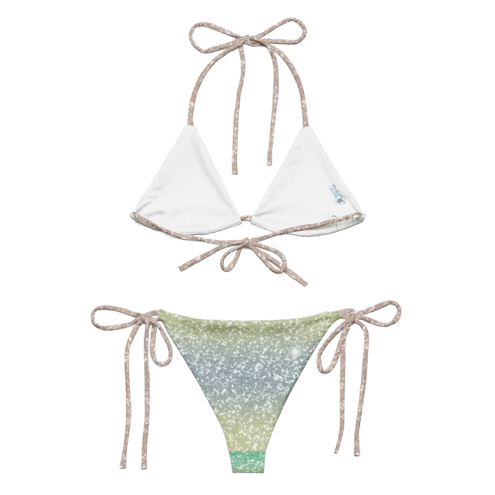 Glitter Unicorn Texture Design String Bikini (1) product image (2)