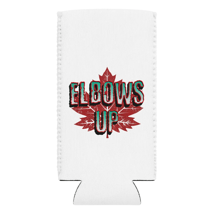 Elbows Up Maple Leaf Can Cooler product image (2)