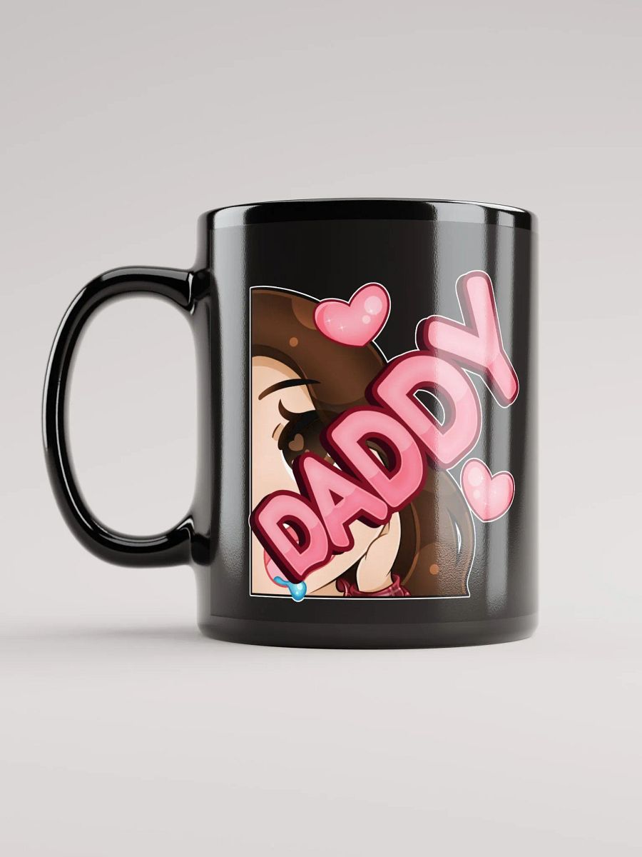 Daddy Emote Black Glossy Mug! product image (11)