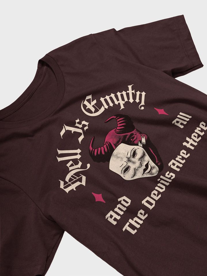 Hell is Empty Shakespeare Quote Shirt product image (2)