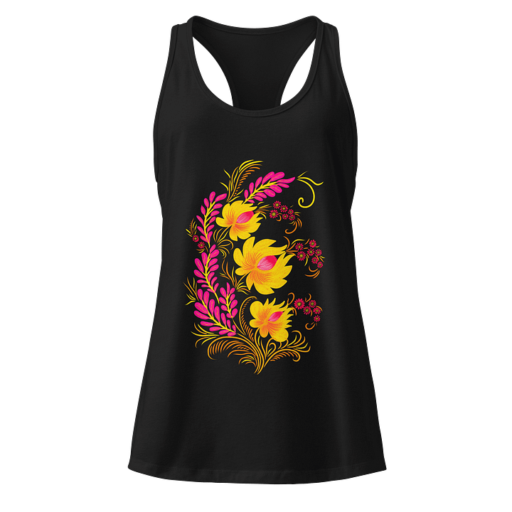 Vibrant Floral Racerback Tank product image (1)