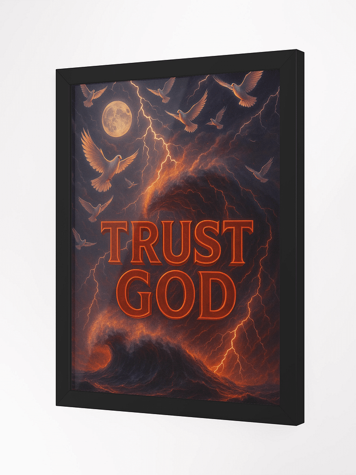 TRUST GOD – Heaven and Storm Wall Art product image (6)