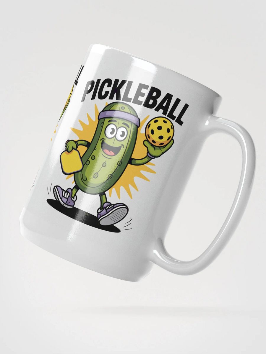 “Morning Dink” Pickleball Mug – Funny Pickle Character Coffee Cup product image (2)