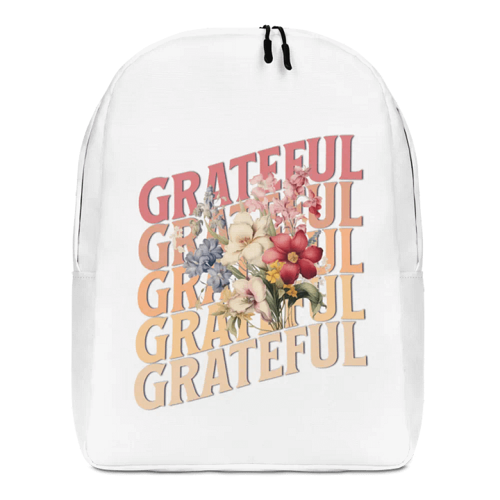 Grateful Blooms All-Over Backpack product image (1)