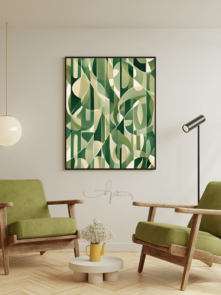 Green PATTERN ABSTRACT Painting Printable Wall Art product image (2)