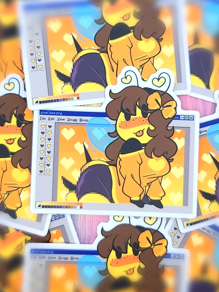 MS Paint Bee | Sticker product image (1)