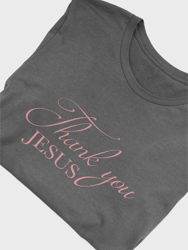 Thank You JESUS Script T-Shirt product image (1)