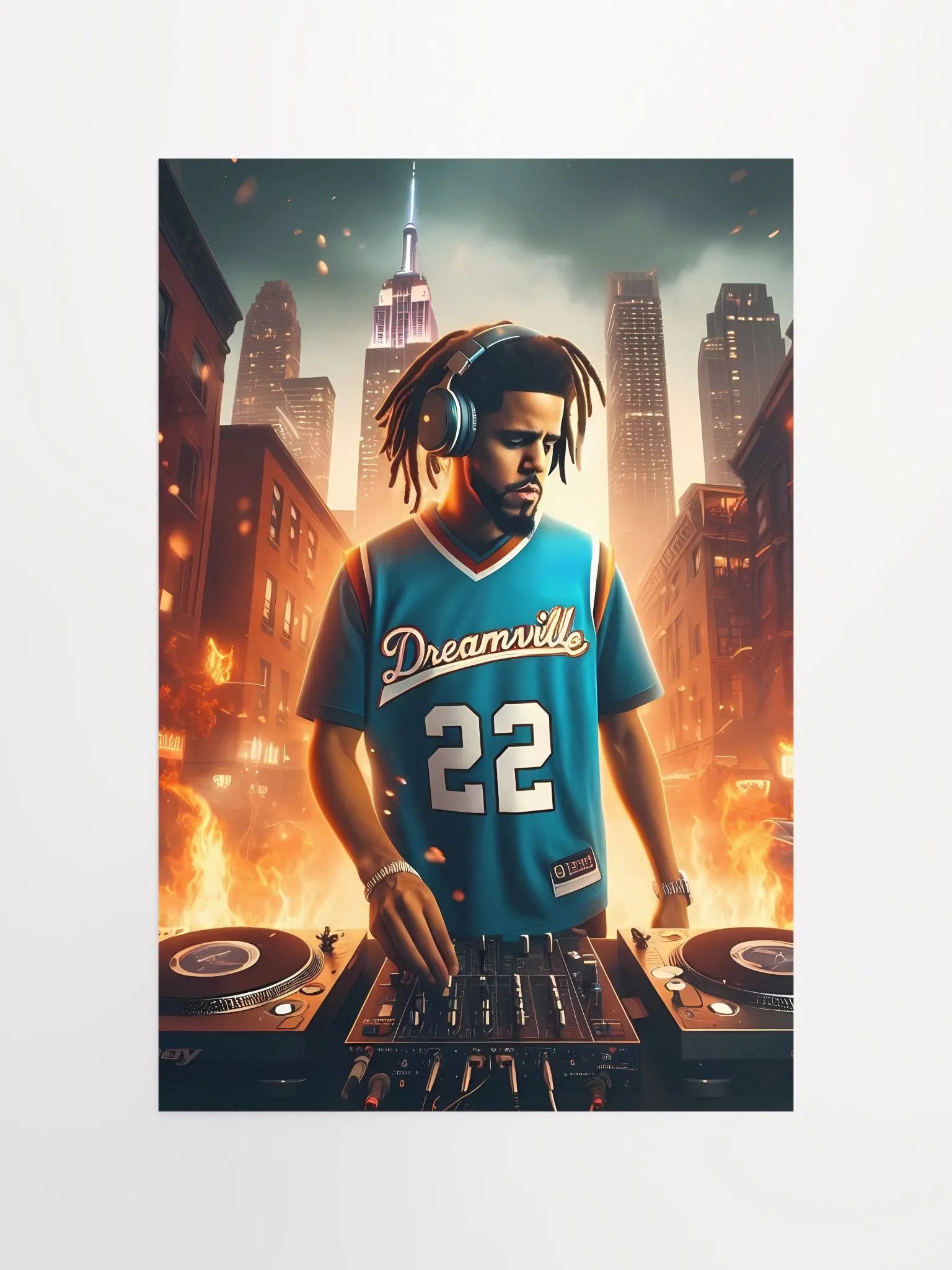 J COLE FIRE CITYSCAPE product image (4)