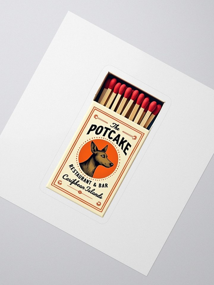 Potcake Matchbox Sticker product image (2)