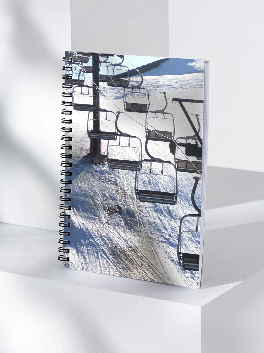Ski Lift Spiral Notebook product image (4)