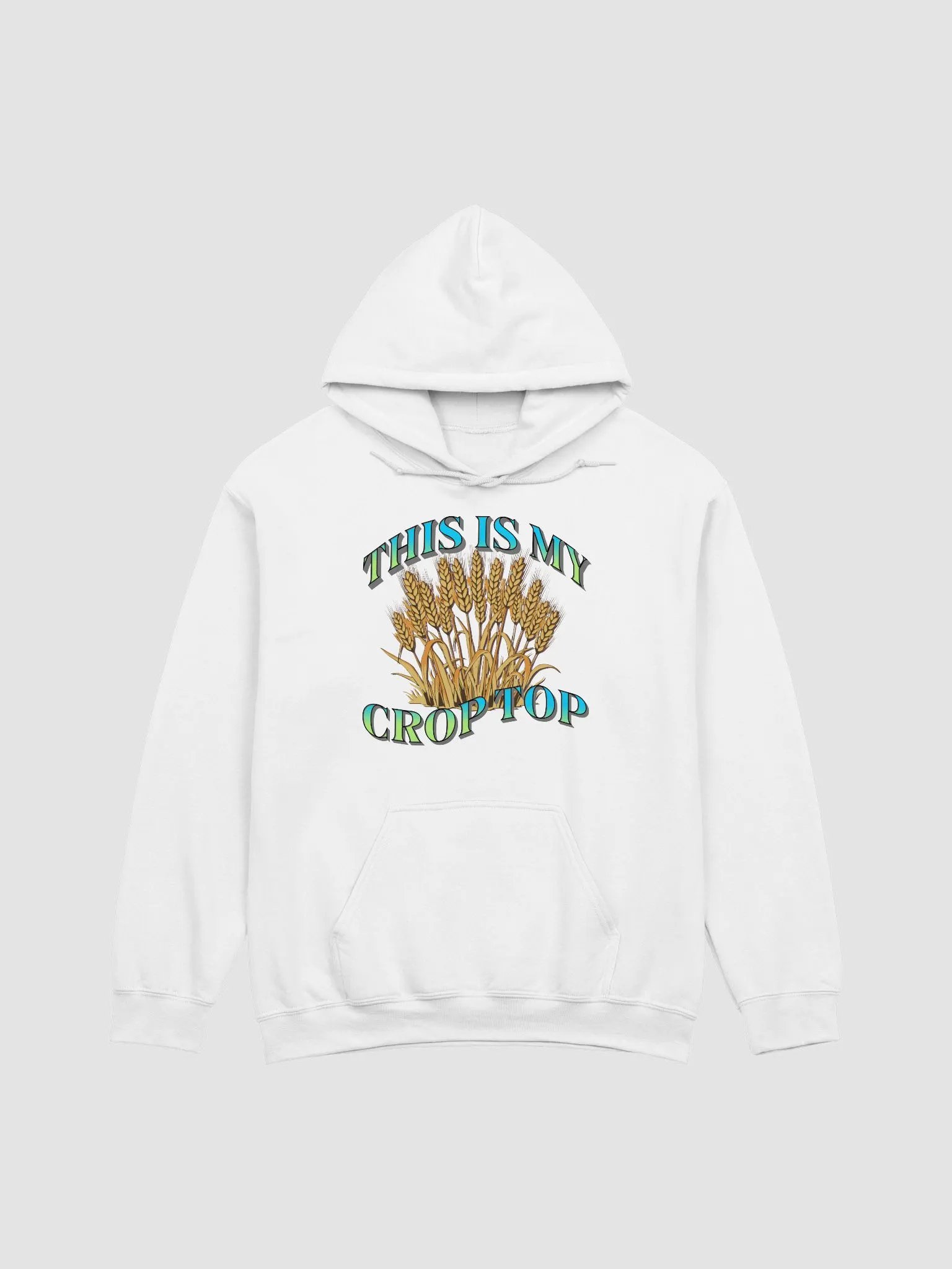 This Is My Crop Top Wheat Classic Hoodie product image (23)