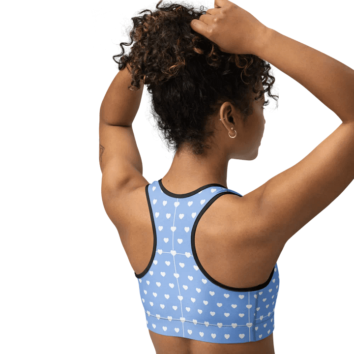 Pastel Heart Seamless Pattern Sports Bra - V4 product image (1)