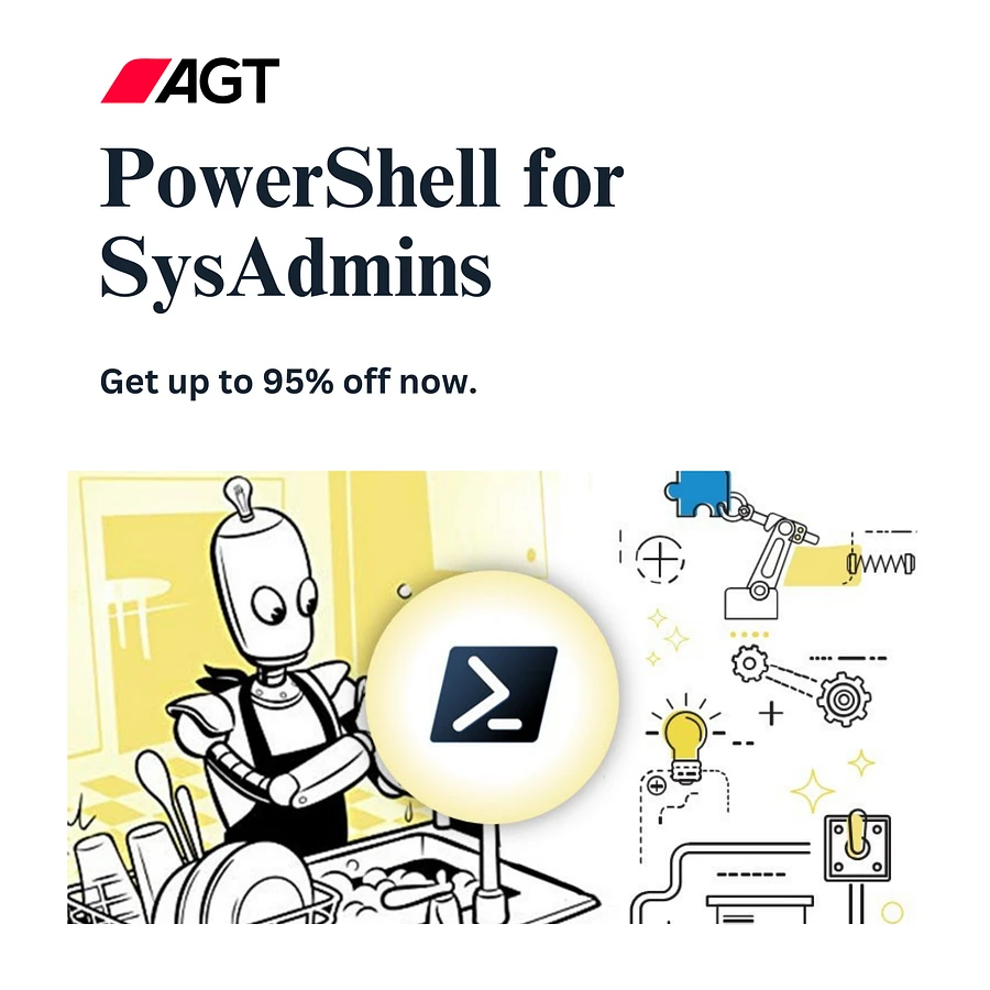 PowerShell for SysAdmins: Reading and Parsing Data (v7+) product image (1)