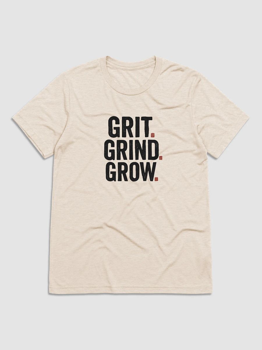 GRIT GRIND GROW Tri-Blend Tee product image (1)
