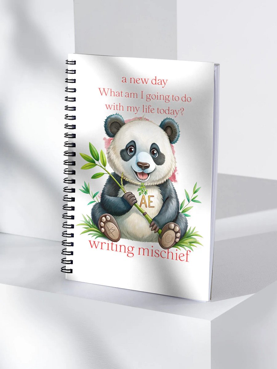 AE Panda's New Day Spiral Notebook product image (4)