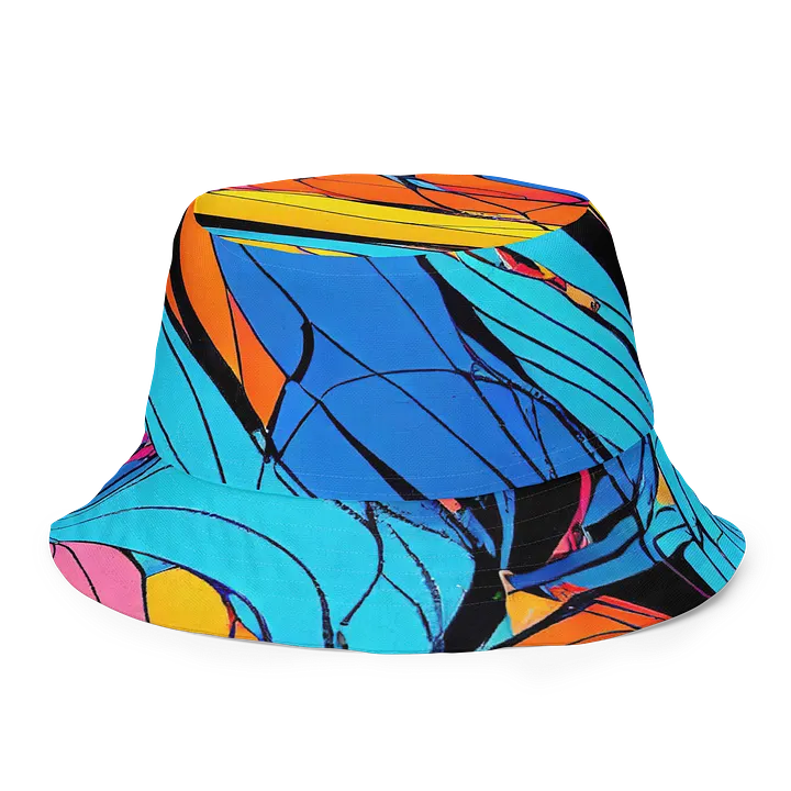 Vibrant Wave All-Over Bucket Hat product image (2)