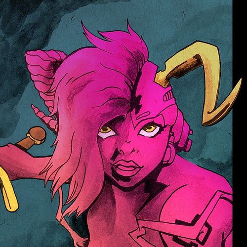 Reverse progress shots of this new piece that is all the vibes! Want to see the full piece?!

#brimstonestudios #illustration...
