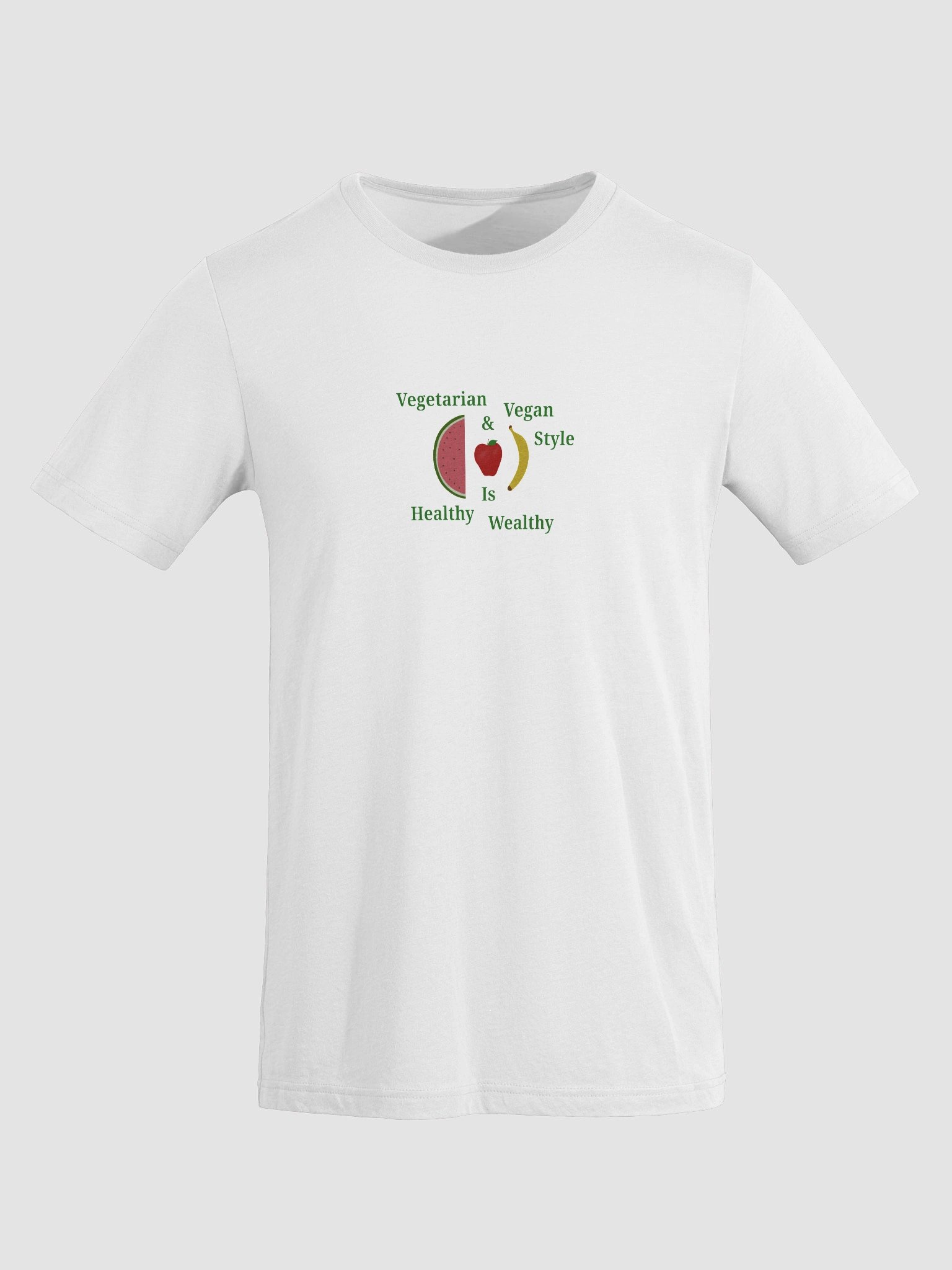 Healthy Wealthy Vegetarian & Vegan T-Shirt product image (8)