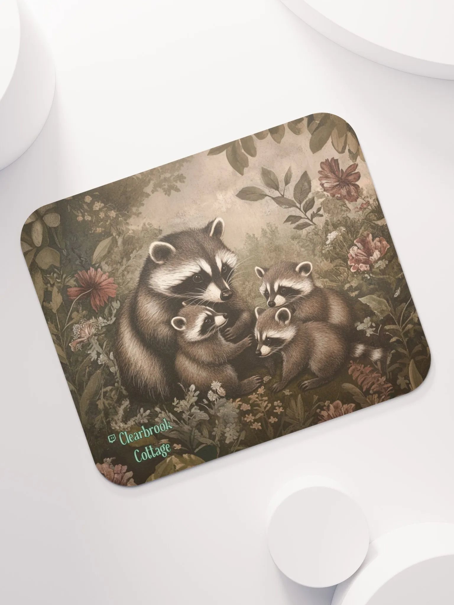 Midnight Raccoon Family Mousepad product image (7)