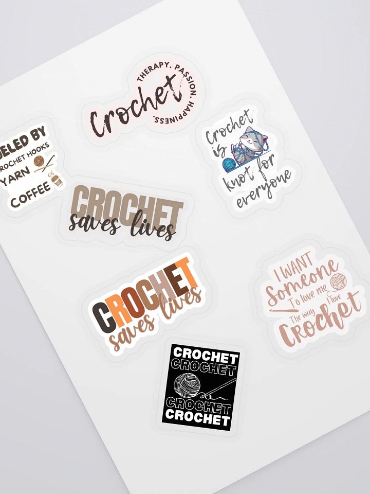 Crochet Inspired Stickers product image (1)