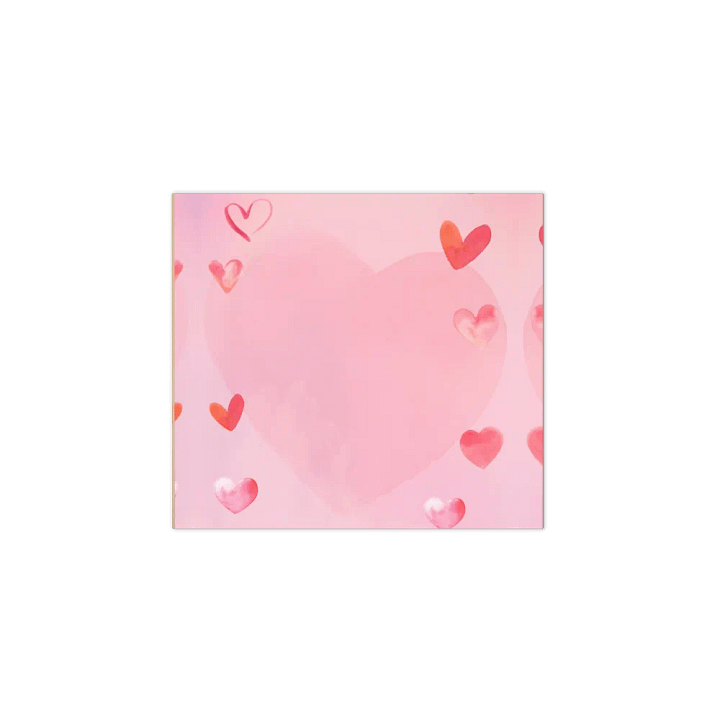 Pink Hearts Notepad product image (1)