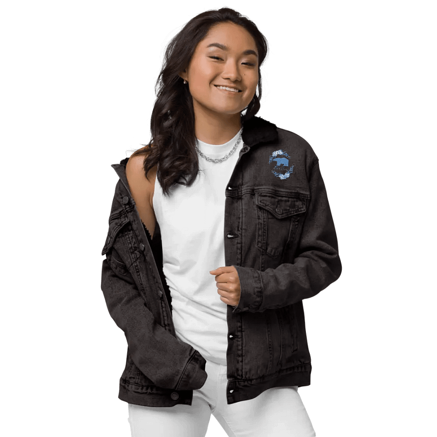 BoaBear Unisex Sherpa Denim Jacket product image (4)