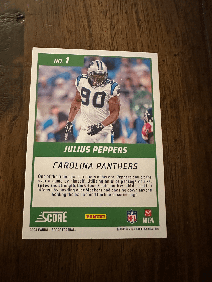 First Ballot HOF Julius Peppers Card product image (2)