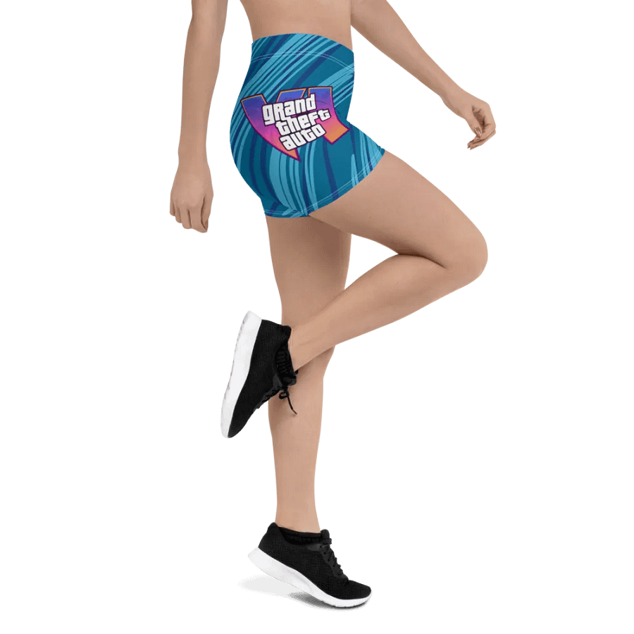 GTA Logo All-Over Print Shorts product image (4)