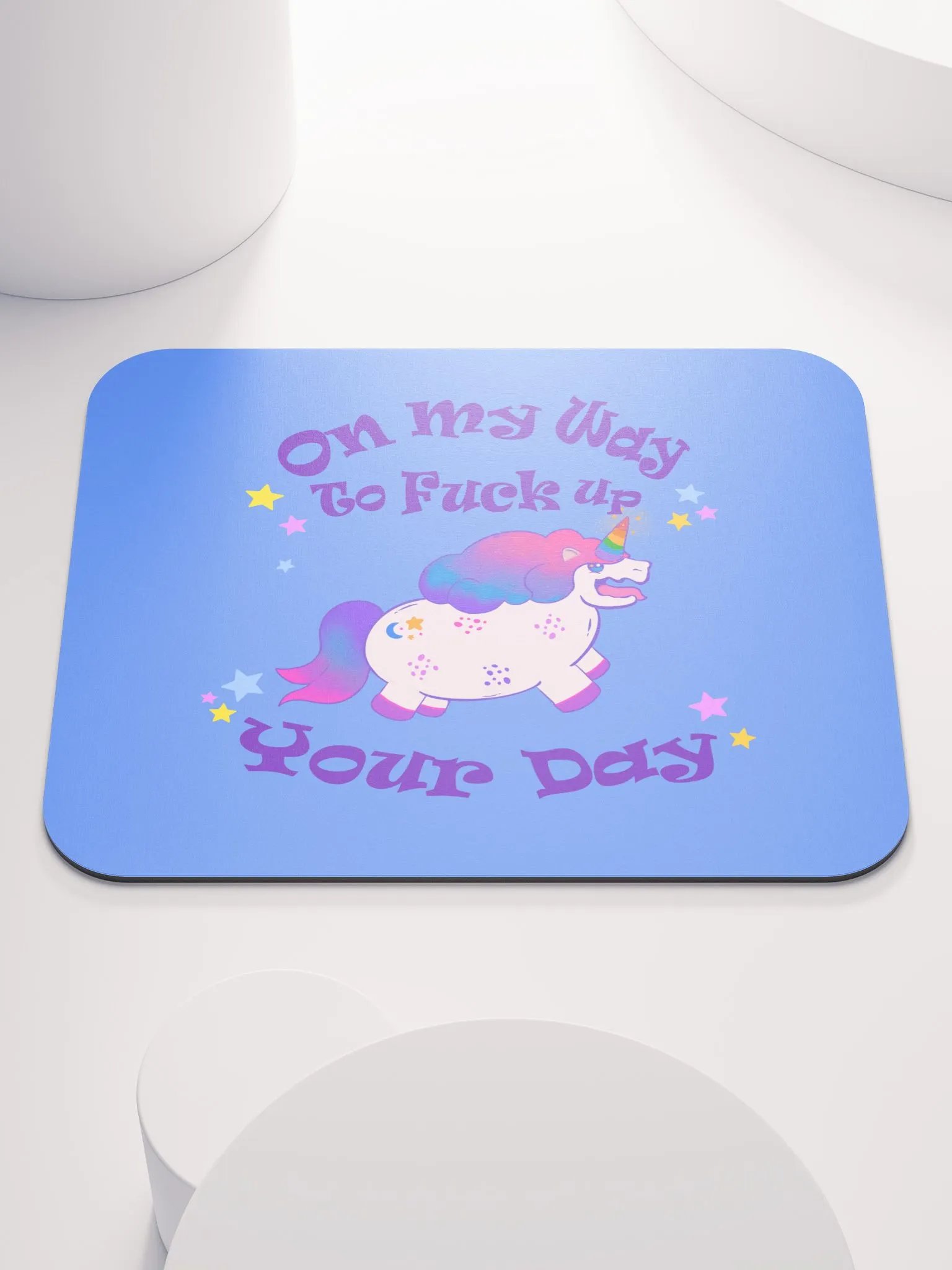 Rainbow Unicorn Mouse Pad product image (1)