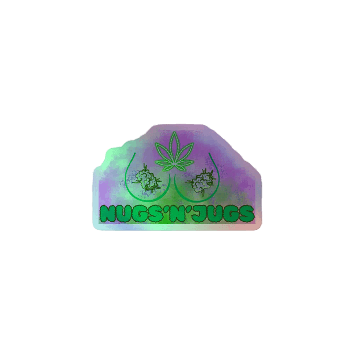 Nugs'N'Jugs- Holo Sticker product image (1)