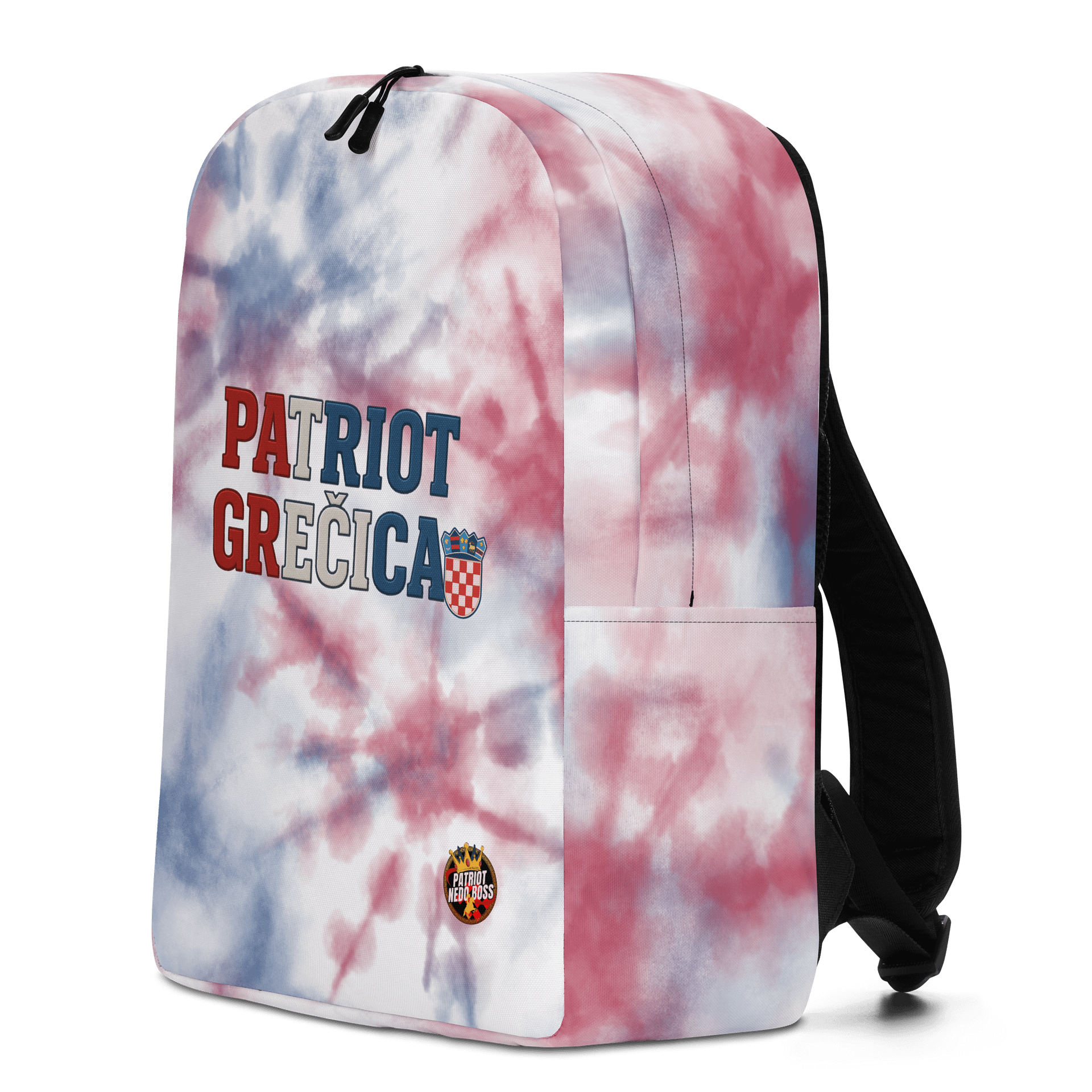 Croatian Checkerboard All-Over Backpack product image (2)