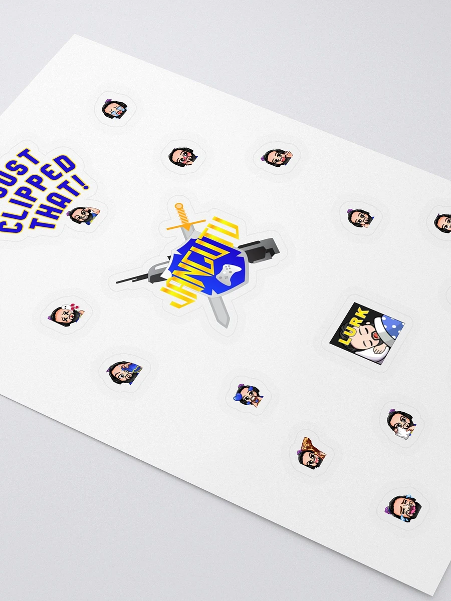Jangutu Sticker Sheet: Logo & Emote Extravaganza! product image (3)