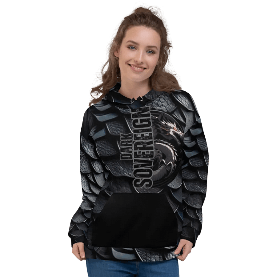 the DARK SOVEREIGN blxkdragon signature stealth hoodie product image (3)