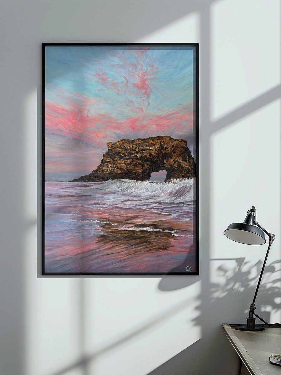 Natural Bridge, State Beach Art Print product image (1)