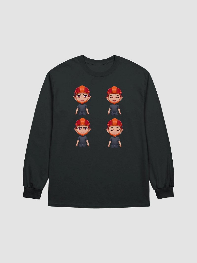 Emotionally Charged Cartoon Characters Long Sleeve T-Shirt