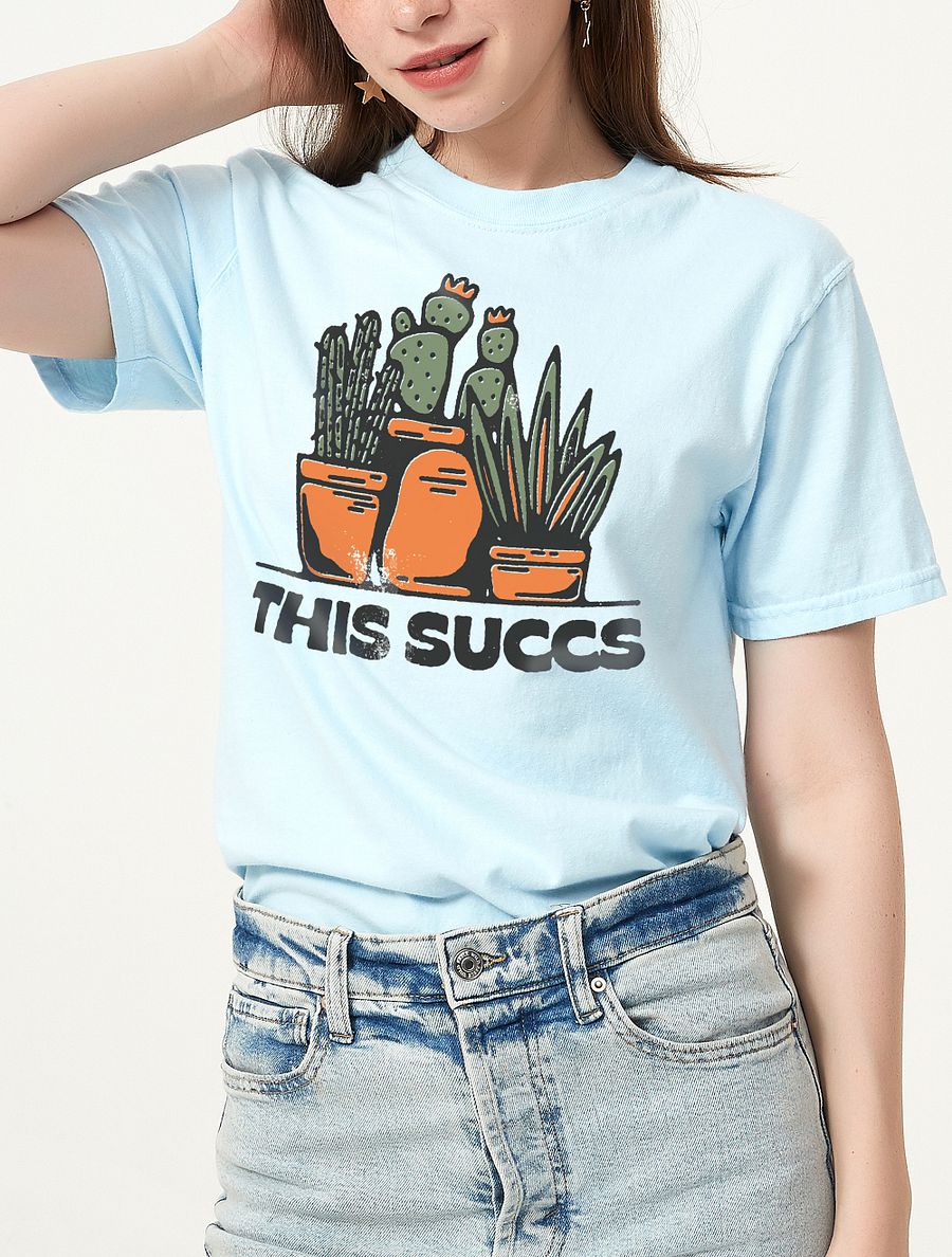 This Succs | Funny Retro-Style Hipster T-Shirt of Succulent Plants for Gardening and Plant Lovers product image (5)