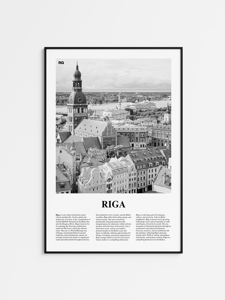 Riga 01 Newspaper Poster product image (1)