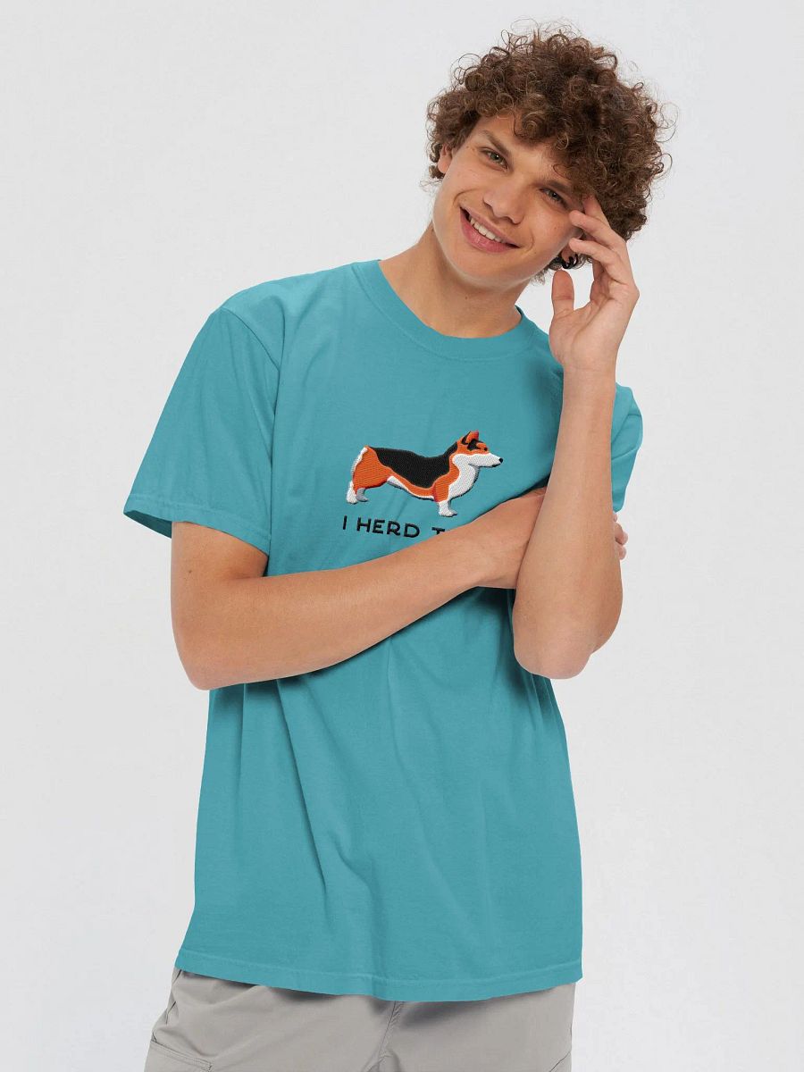 I Herd That T-Shirt(Embroidered) of a Pembroke Welsh Corgi(Tricolor) product image (5)