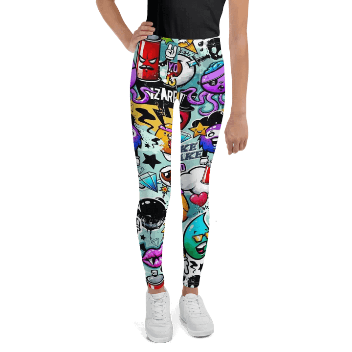 Kids Leggings – Poster Style Print for Trendy & Artistic Look product image (1)