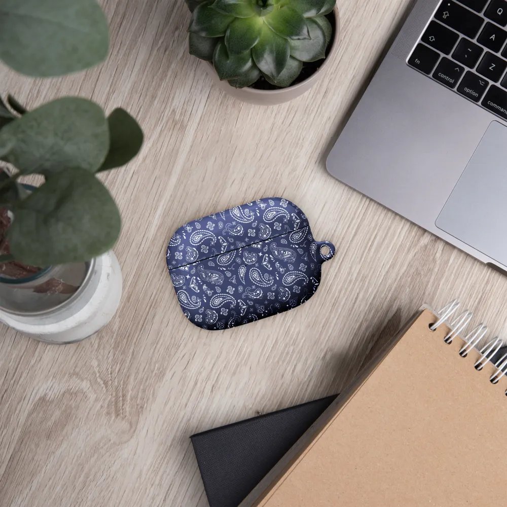 Indigo Bandana AirPods Case product image (48)