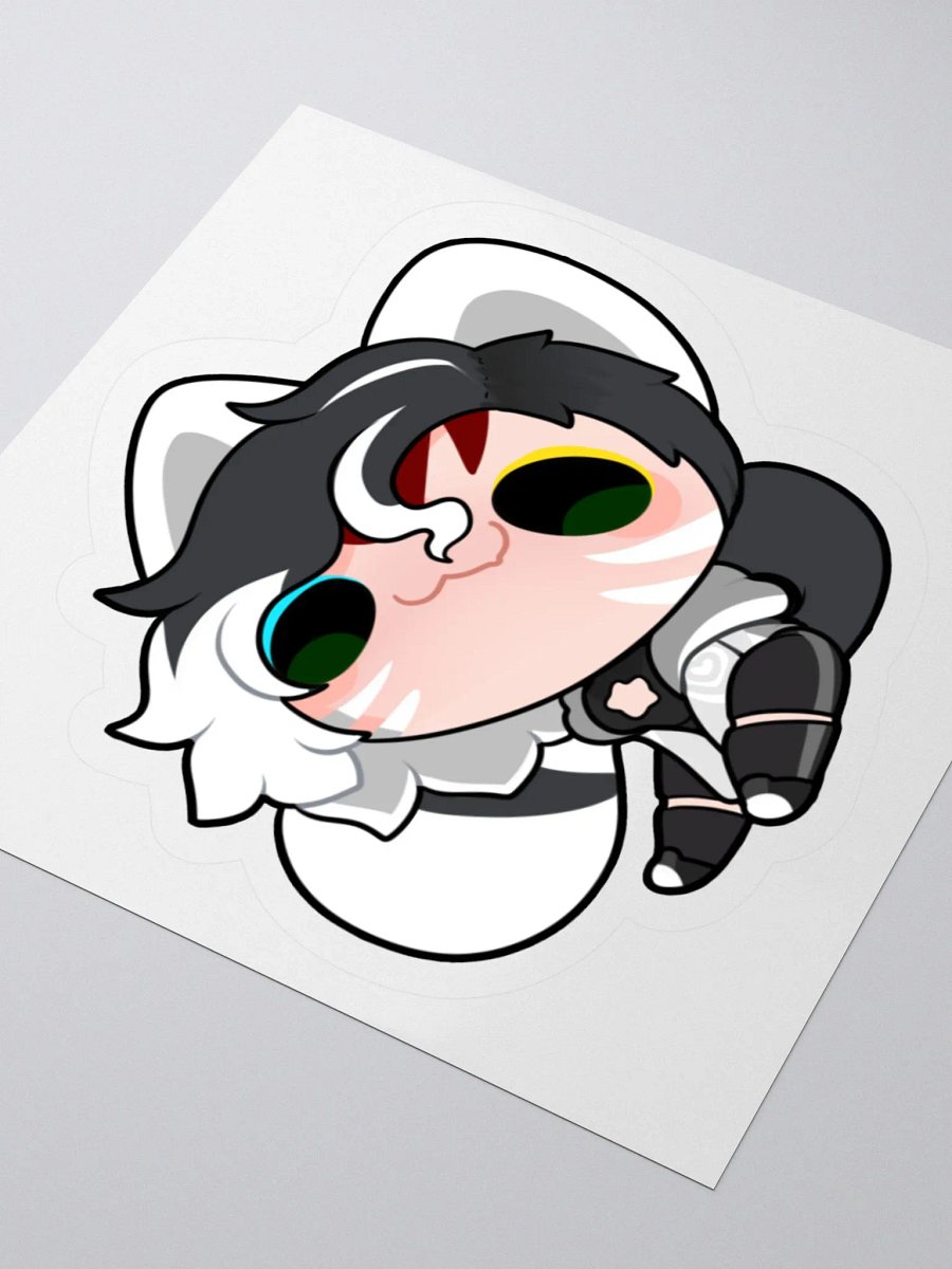 Mega - White Sticker product image (3)