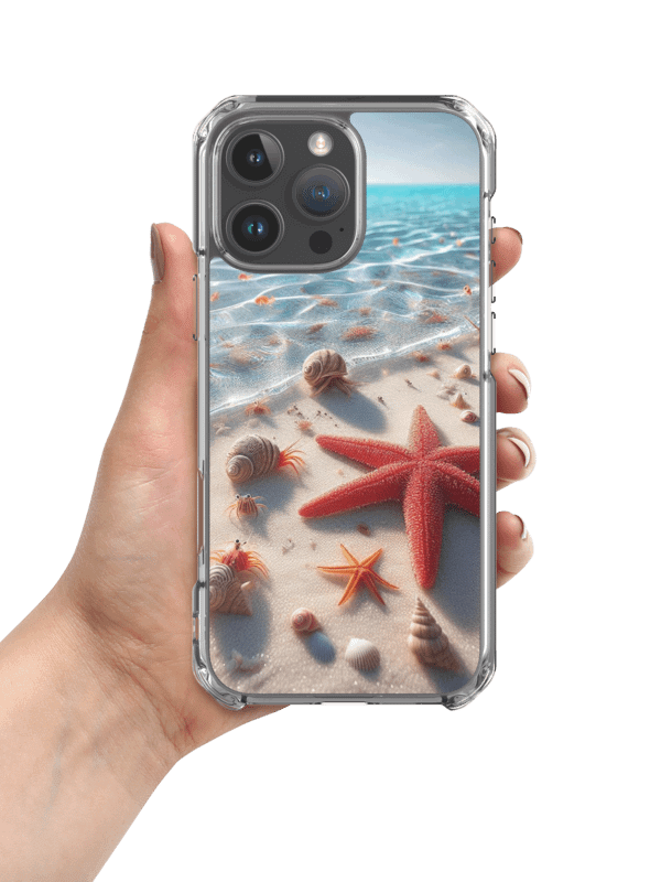 Seaside Serenity iPhone® MagSafe® Clear Case | AI Design beautiful underwater life product image (14)