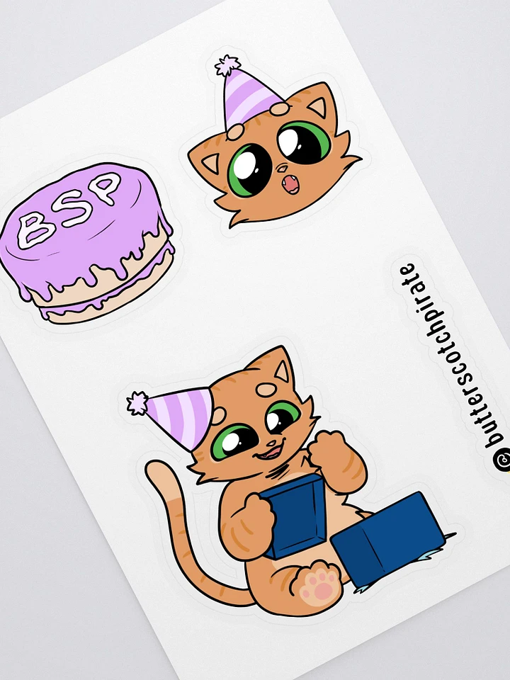 Birthday Baby Sticker Pack (4 stickers) product image (1)