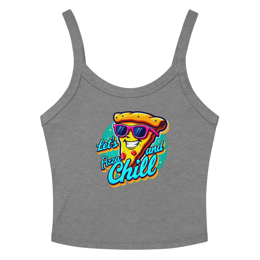 Pizza and Chill Micro-Rib Tank Top Bella+Canvas (Women's) product image (13)