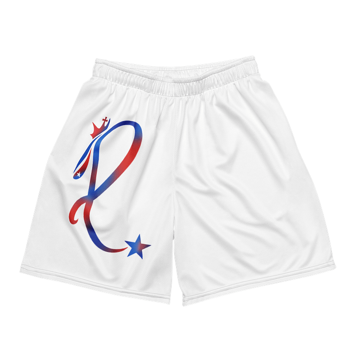Patriotic Performance Mesh Shorts - White product image (2)
