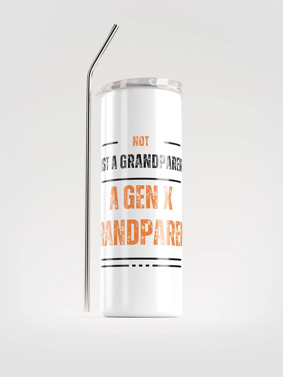 Not Just A Grandparent Stainless Steel Tumbler (White) product image (4)