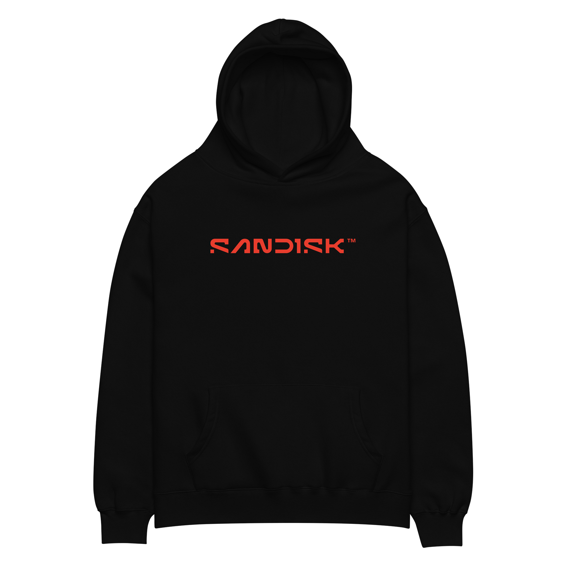 FAST FWD OVERSIZED BLACK HOODIE product image (1)
