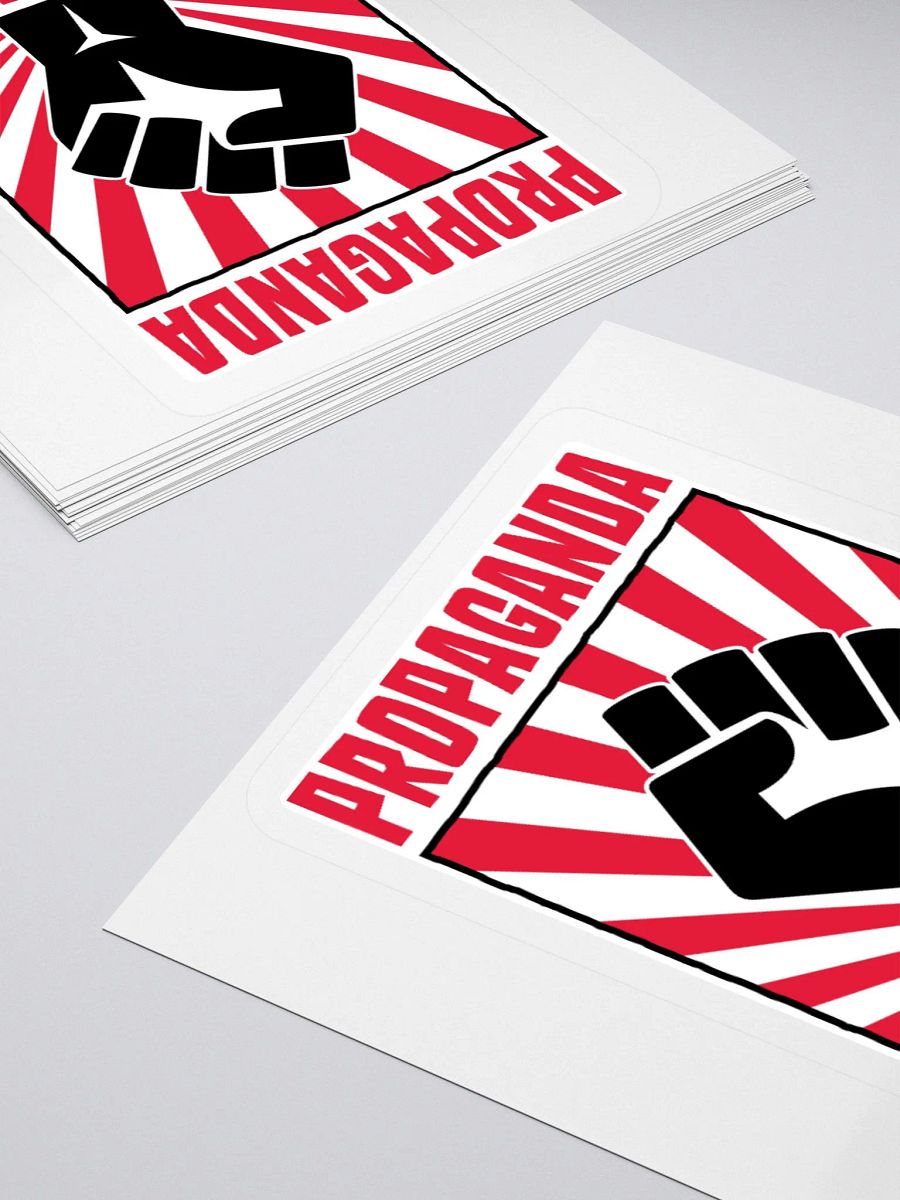 Propaganda Fuels Tyranny – Vintage Activist Sticker product image (11)