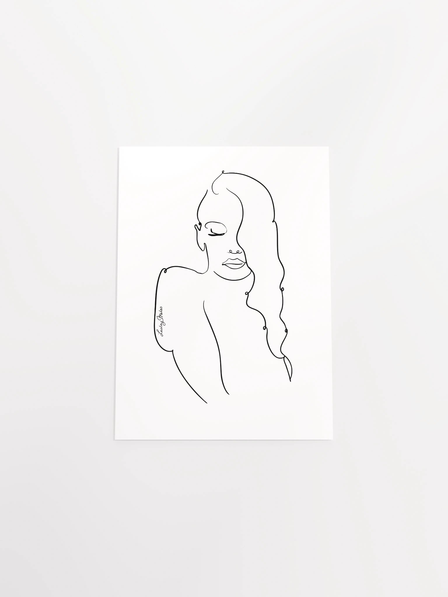 Siren Line Art Minimalist Poster product image (30)