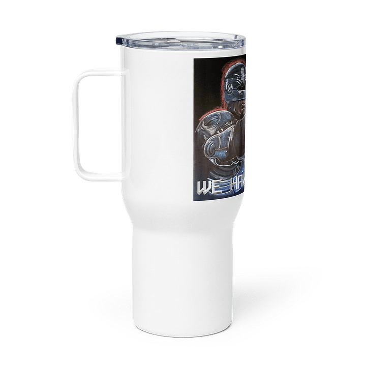 Metal Law Enforcer Gun Holder Travel Mug product image (1)